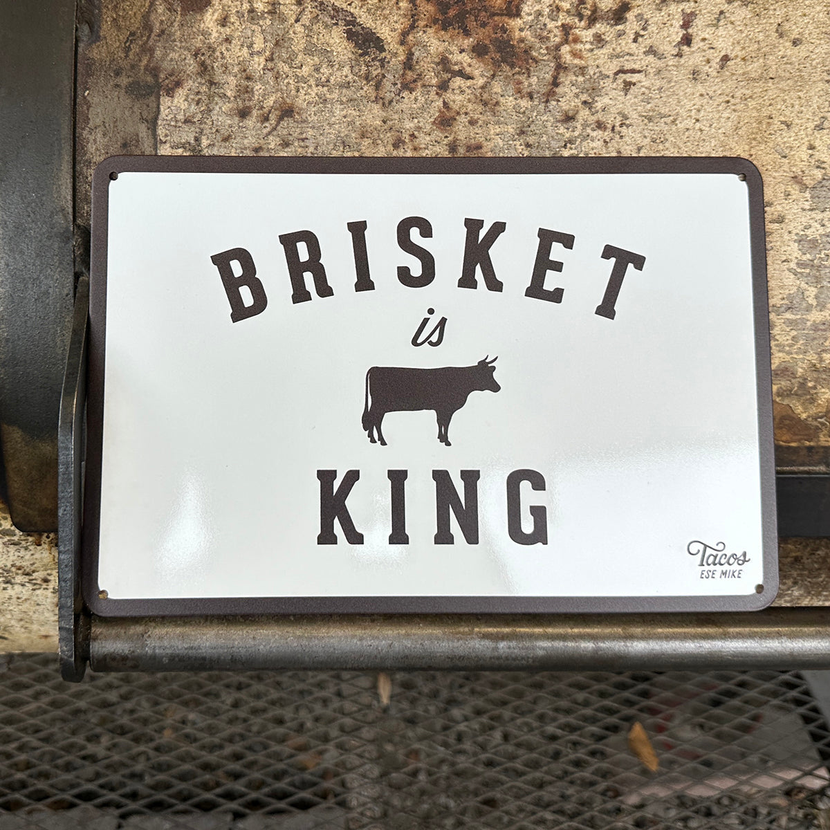 BRISKET IS KING - Metal Sign