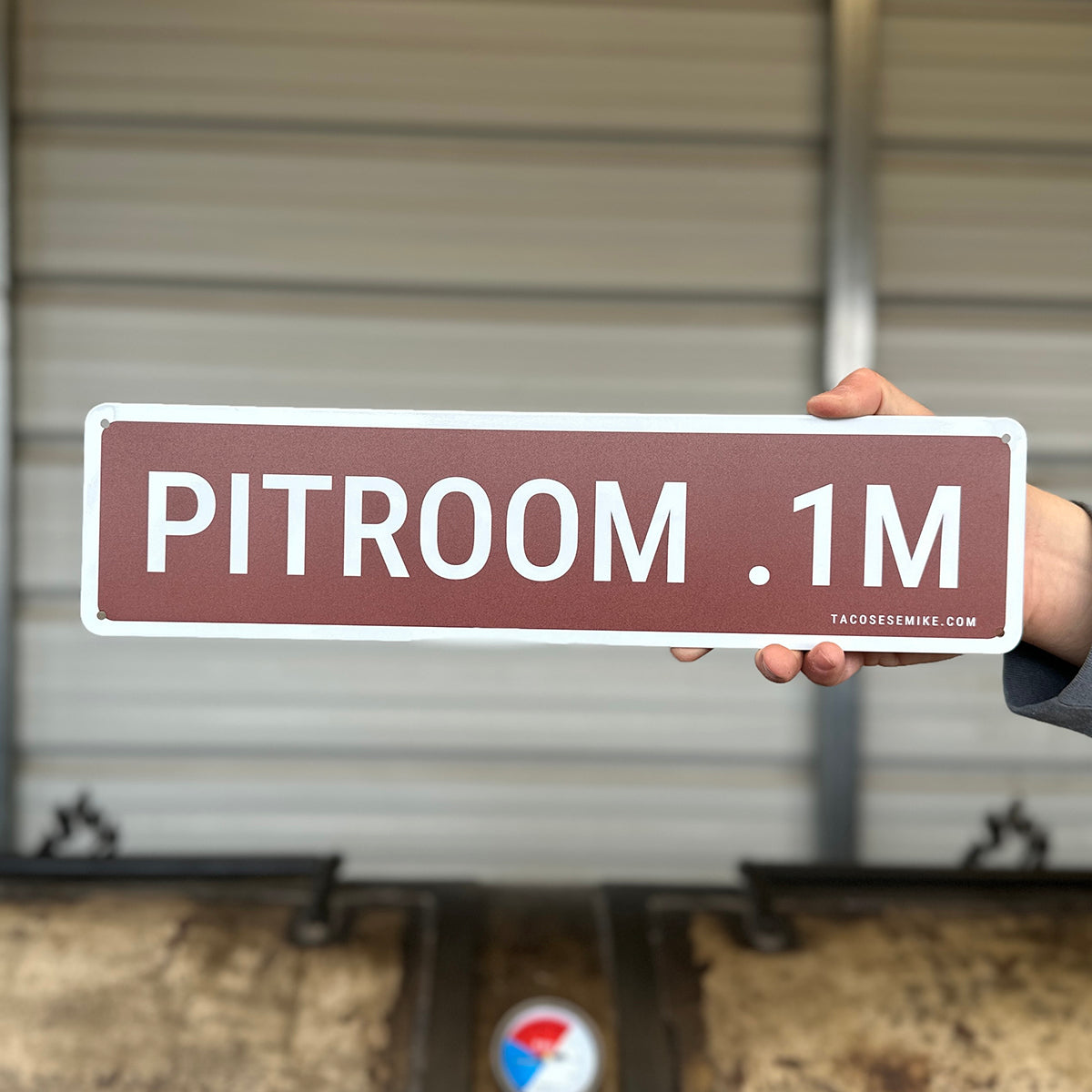 PITROOM .1M - Metal Street Sign