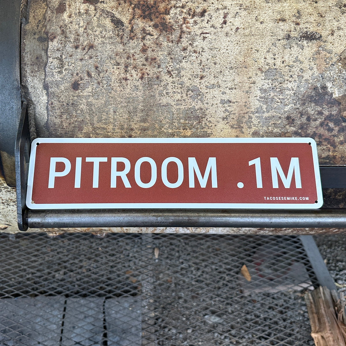 PITROOM .1M - Metal Street Sign