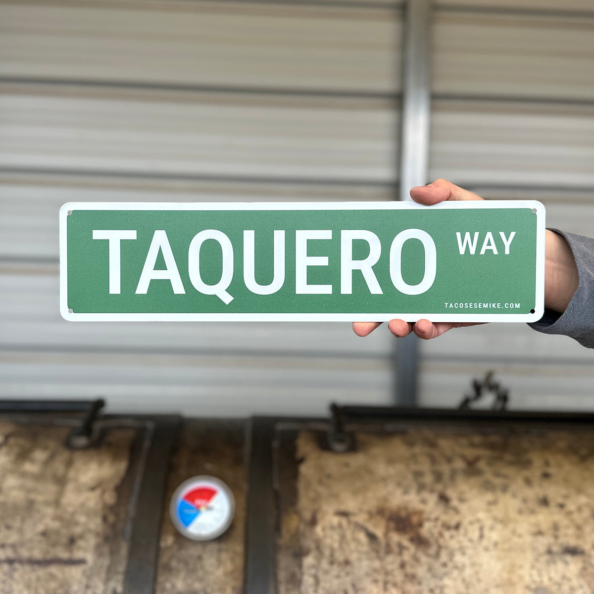 TAQUERO WAY - Metal Street Sign