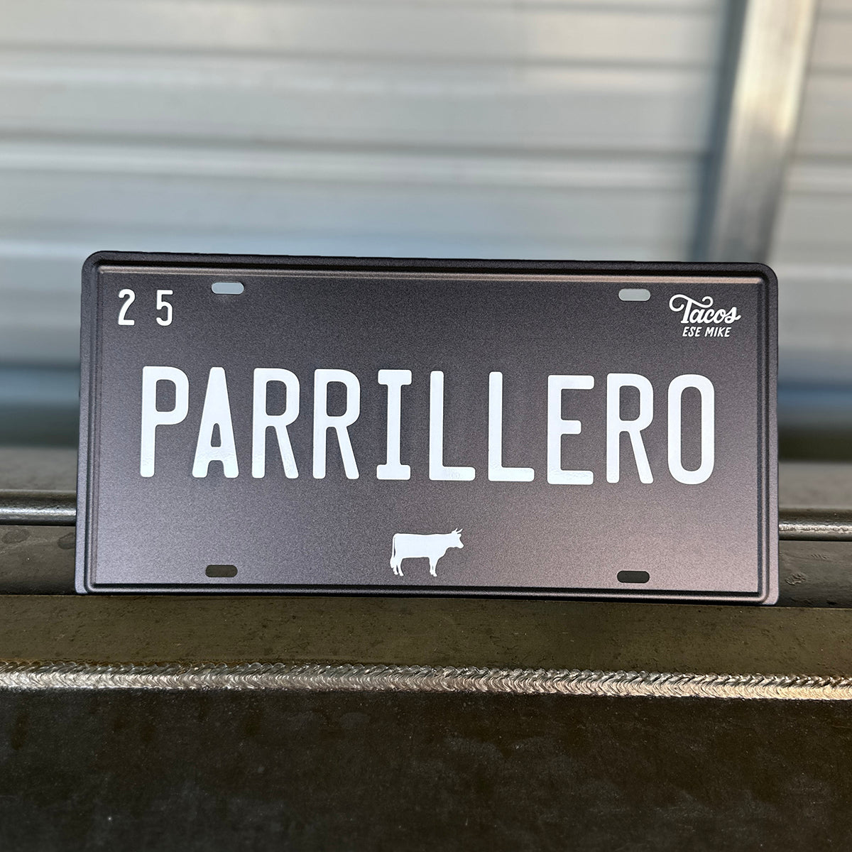 PARRILLERO - Metal License Plate Sign