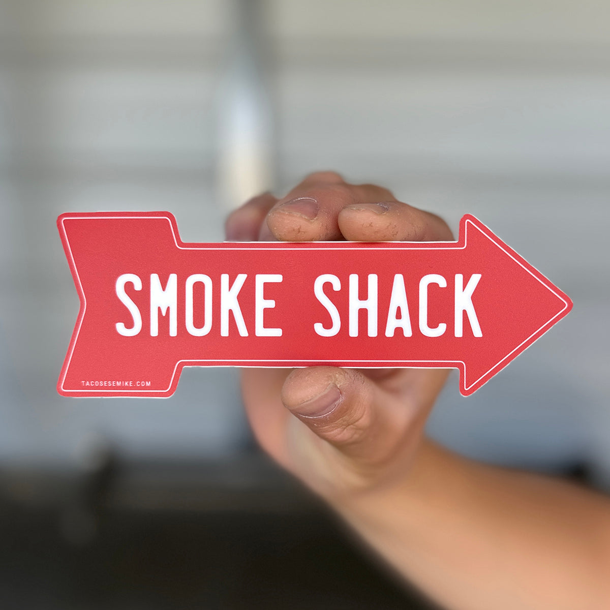 Smoke Shack Mini Sign Sticker